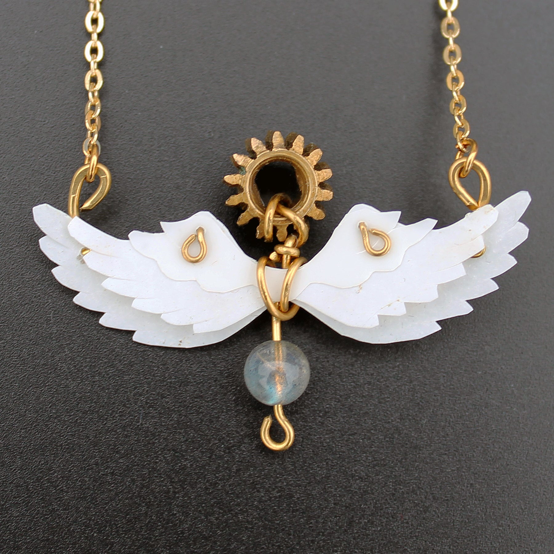 Buy PRAAVY Angel Wings Necklace In Rose Gold | Shoppers Stop