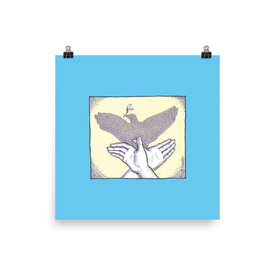Peace Dove - 10x10" unframed print
