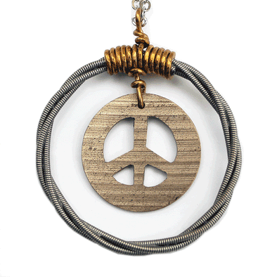 Peace Cymbal pendant