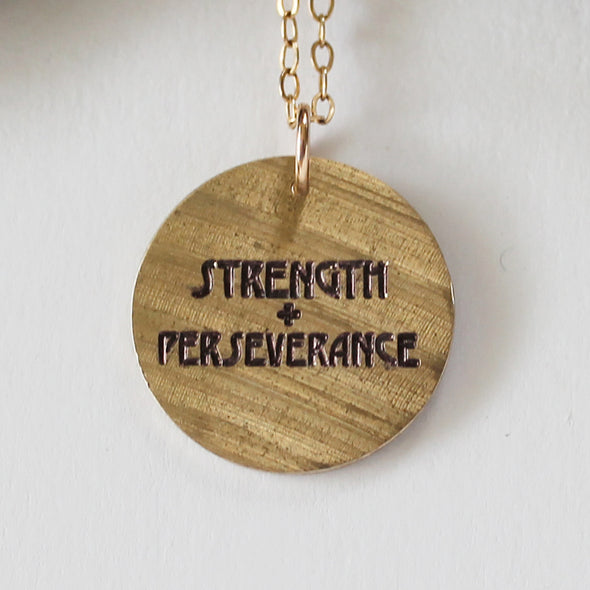 Triskelion Strength + Perseverance pendant