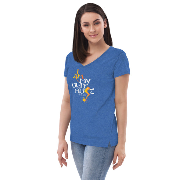 My Own Muse - Women’s recycled v-neck t-shirt