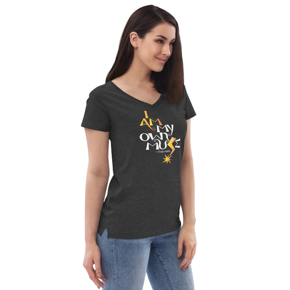 My Own Muse - Women’s recycled v-neck t-shirt